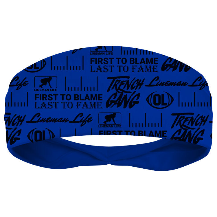 LOGO BLEND (Black) - Skull Wrap Headband