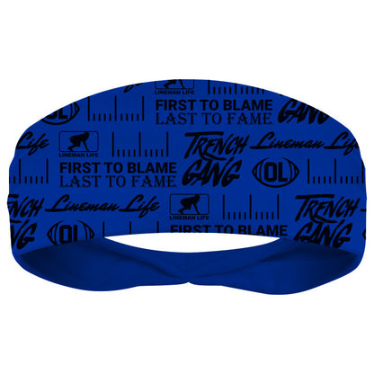 LOGO BLEND (Black) - Skull Wrap Headband