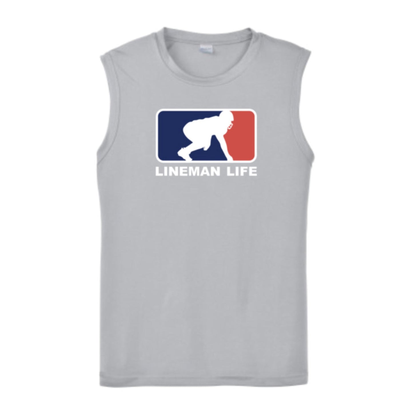 LINEMAN LIFE LOGO - Muscle T-Shirt
