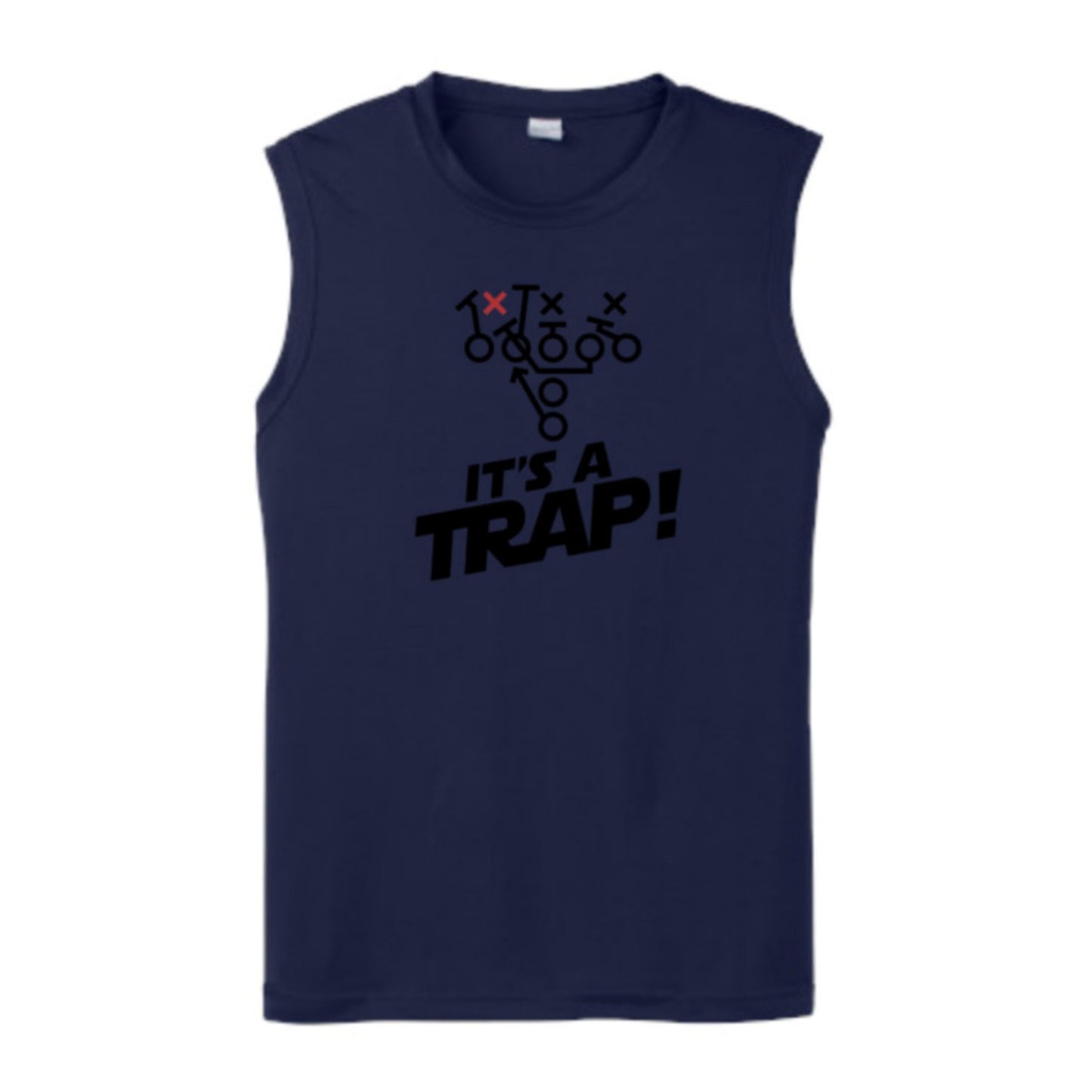 ITS A TRAP! (Black) - Muscle T-Shirt