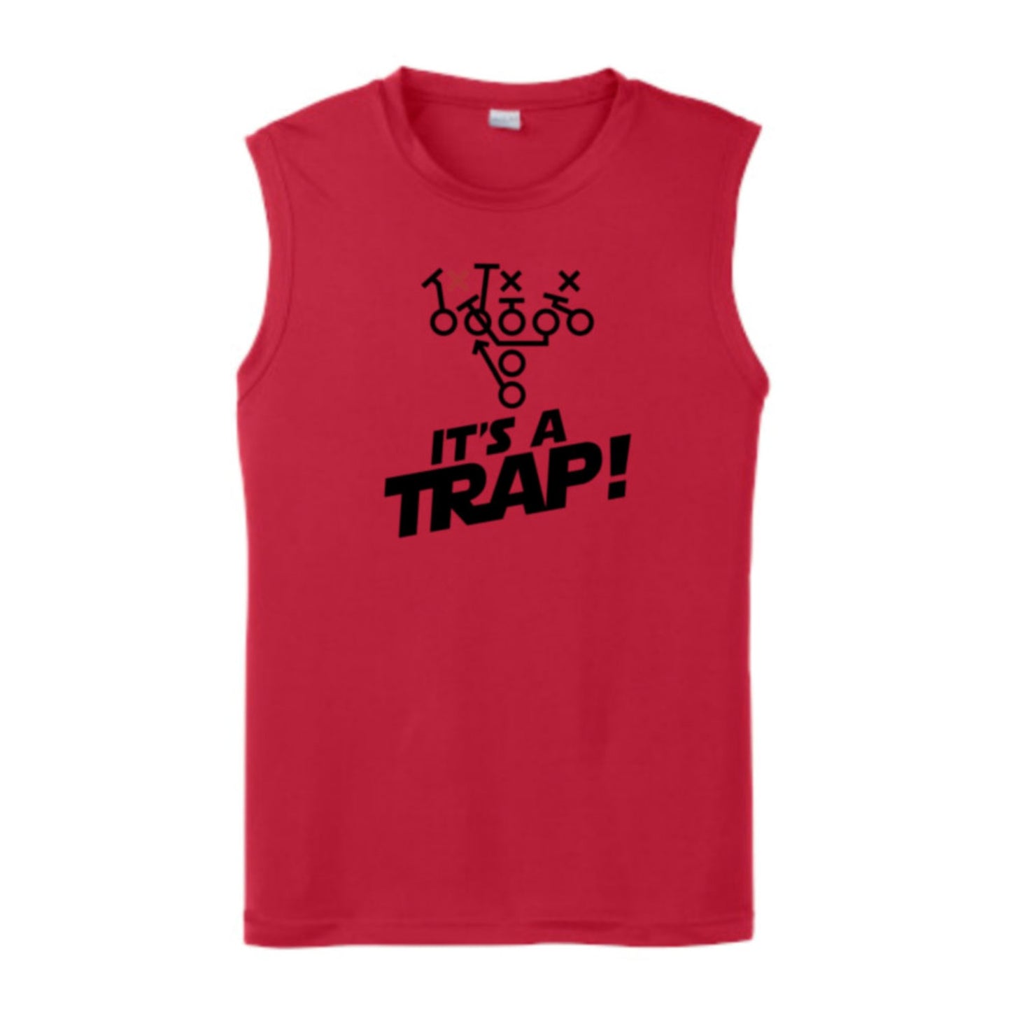 ITS A TRAP! (Black) - Muscle T-Shirt