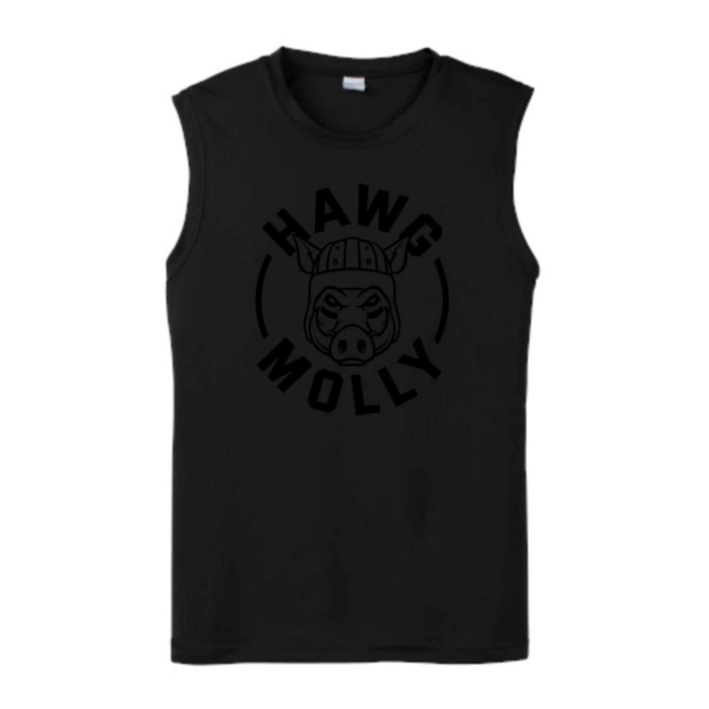 HAWG MOLLY (Black) - Muscle T-Shirt