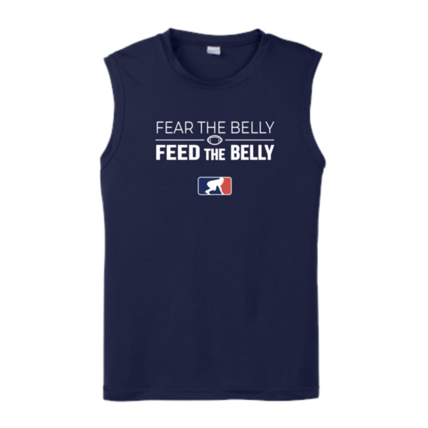 FEAR THE BELLY FEED THE BELLY - Muscle T-Shirt