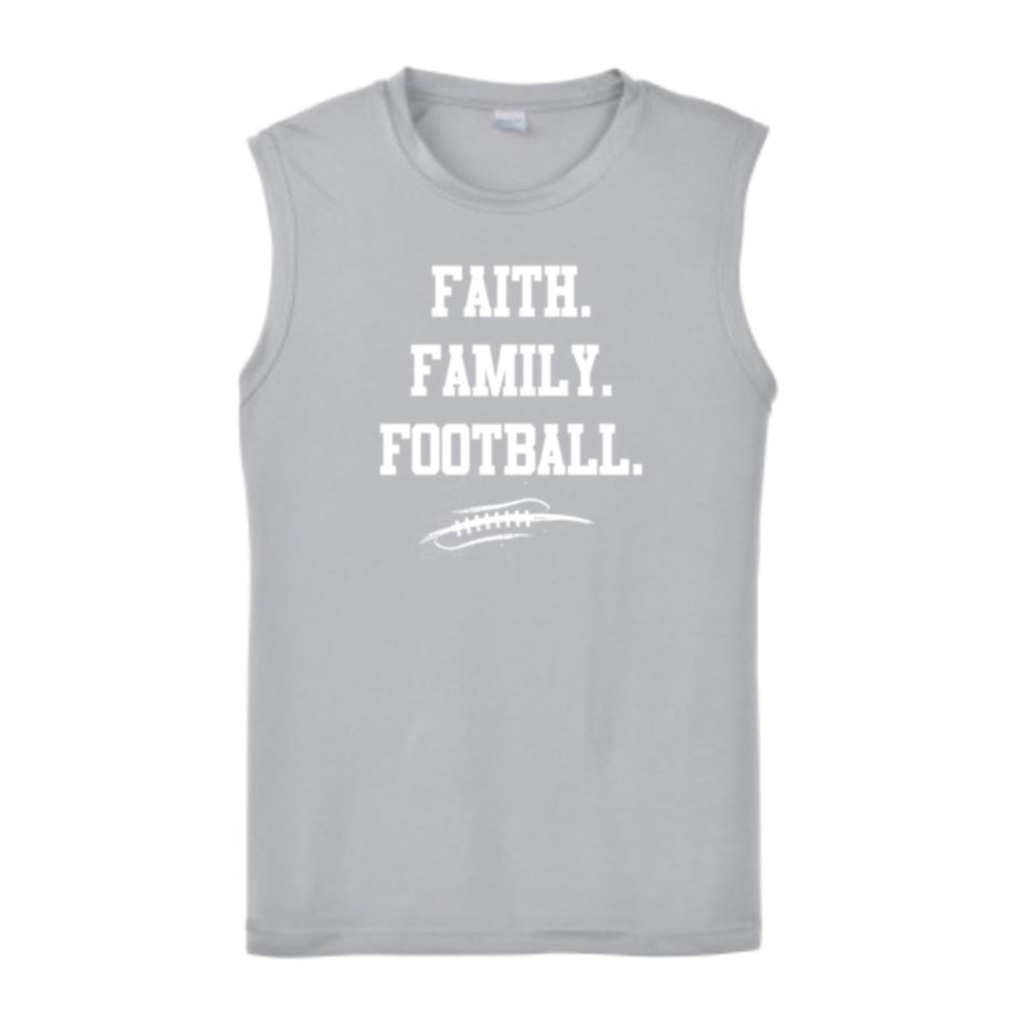 FAITH FAMILY FOOTBALL - Muscle T-Shirt