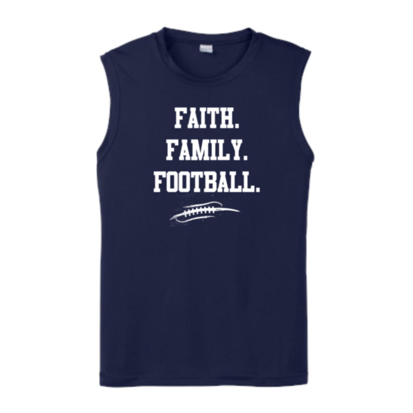FAITH FAMILY FOOTBALL - Muscle T-Shirt