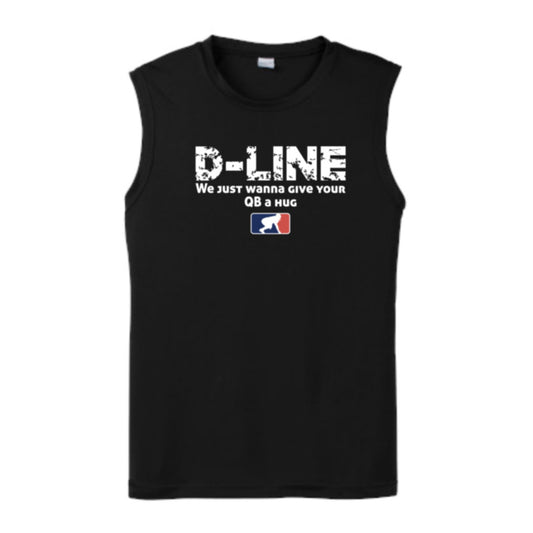D-LINE QB HUGS - Muscle T-Shirt