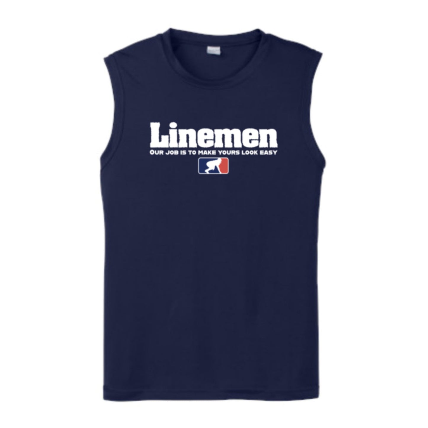 A LINEMANS JOB - Muscle T-Shirt