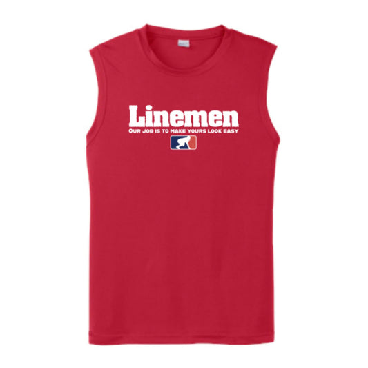 A LINEMANS JOB - Muscle T-Shirt