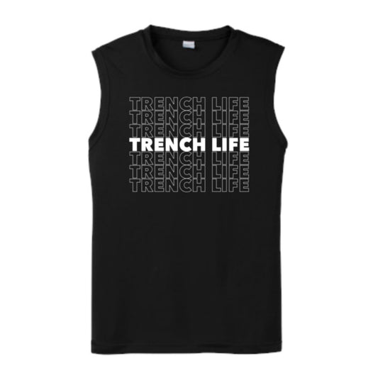 TRENCH LIFE - Muscle T-Shirt