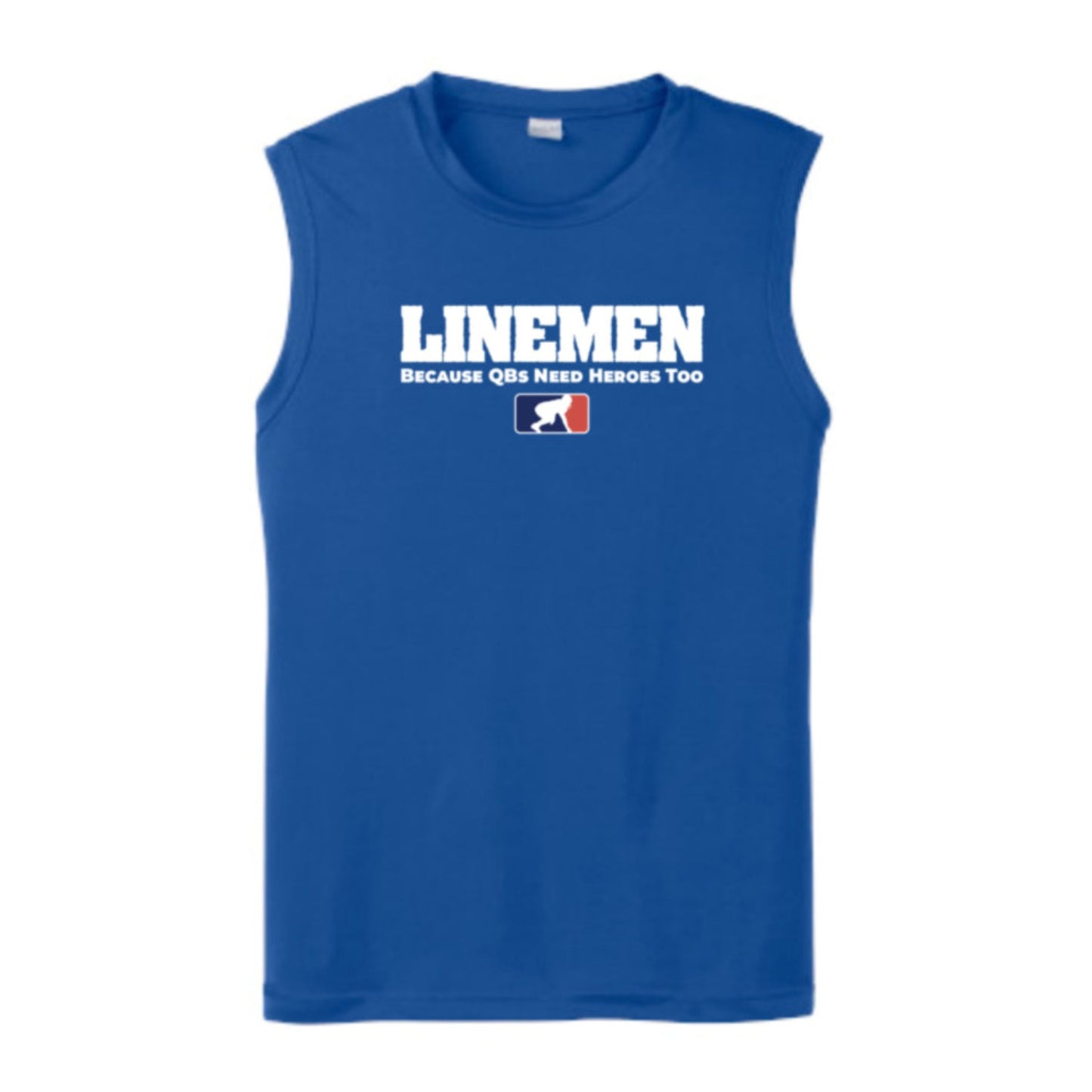 LINEMEN: QB HEROES - Muscle T-Shirt