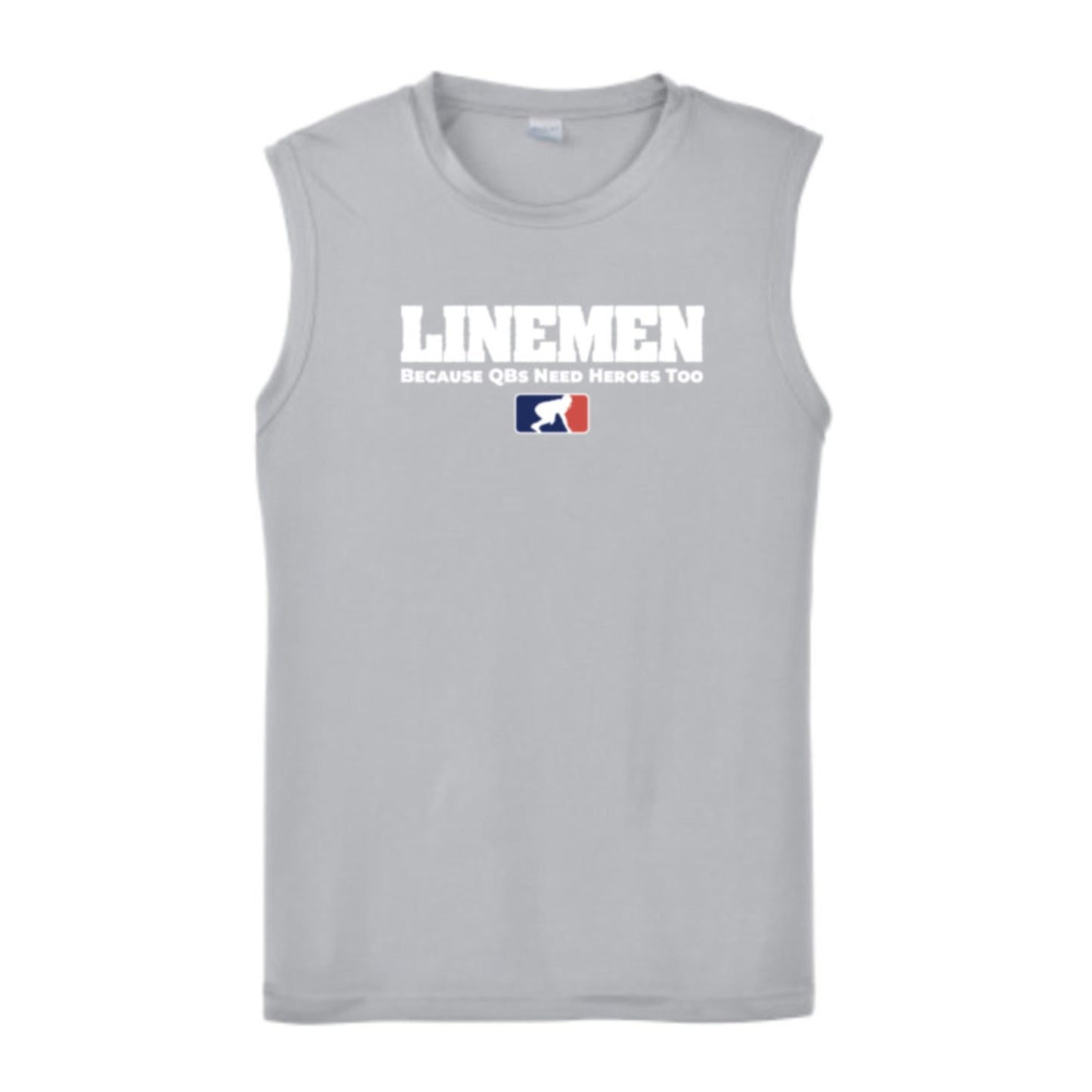 LINEMEN: QB HEROES - Muscle T-Shirt