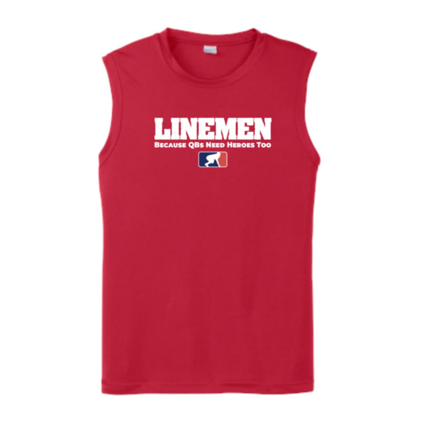 LINEMEN: QB HEROES - Muscle T-Shirt