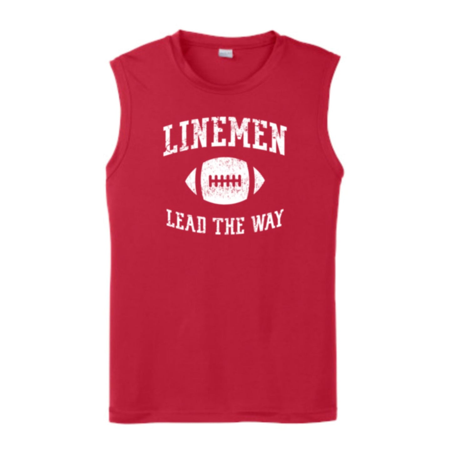 LINEMEN LEAD THE WAY - Muscle T-Shirt