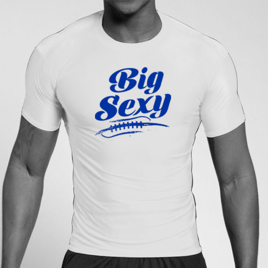 BIG SEXY (A) (Royal) - Compression Top