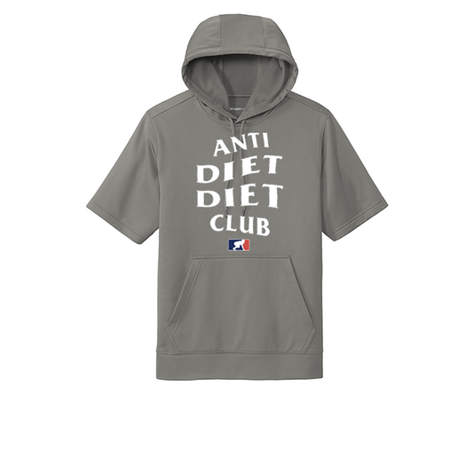 ANTI DIET CLUB - Short Sleeve Hoodie