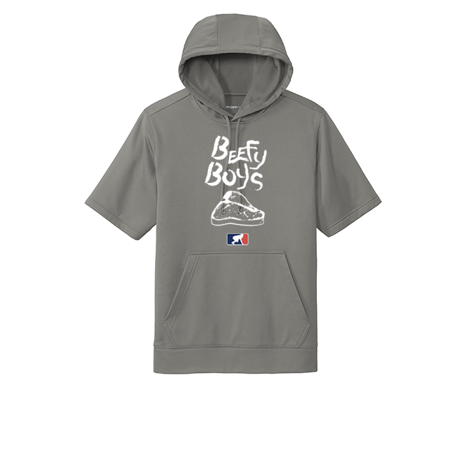 BEEFY BOYS - Short Sleeve Hoodie
