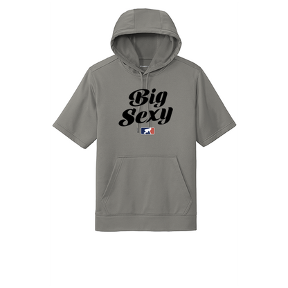 BIG SEXY (Black) - Short Sleeve Hoodie