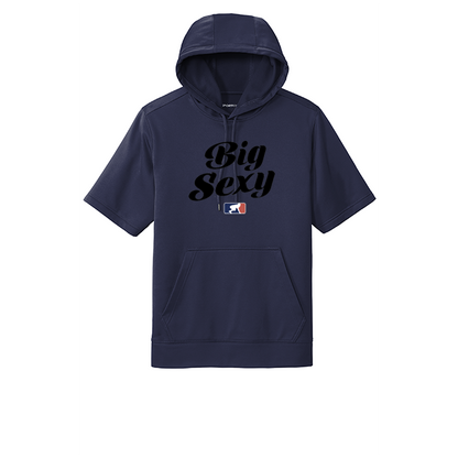 BIG SEXY (Black) - Short Sleeve Hoodie
