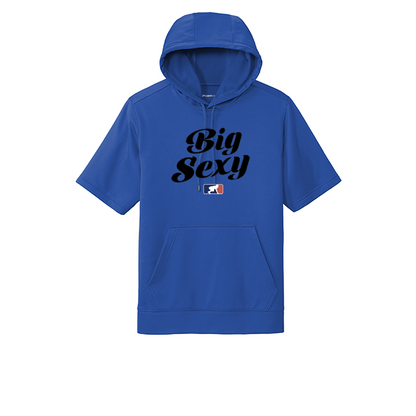 BIG SEXY (Black) - Short Sleeve Hoodie