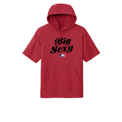 BIG SEXY (Black) - Short Sleeve Hoodie
