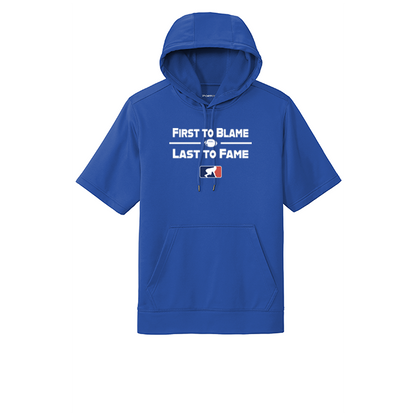 FIRST TO BLAME - Short Sleeve Hoodie
