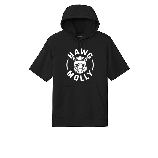 HAWG MOLLY (White) - Short Sleeve Hoodie