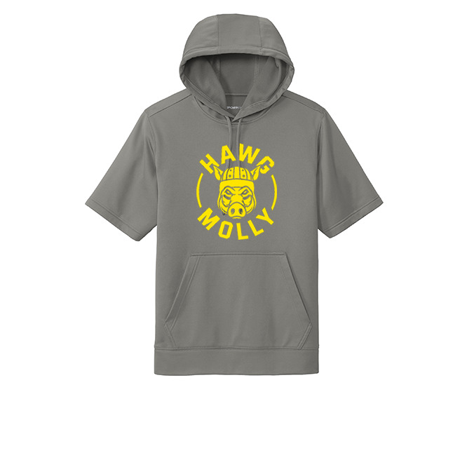 HAWG MOLLY  (Yellow)- Short Sleeve Hoodie