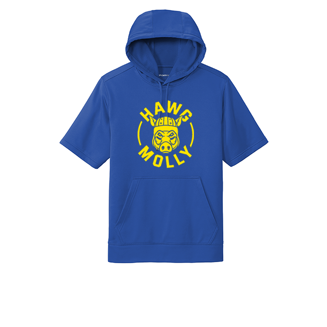HAWG MOLLY  (Yellow)- Short Sleeve Hoodie