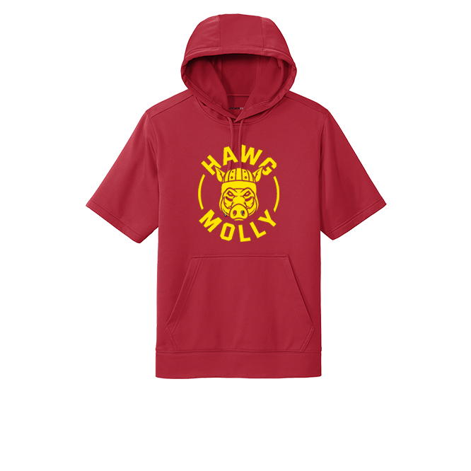 HAWG MOLLY  (Yellow)- Short Sleeve Hoodie