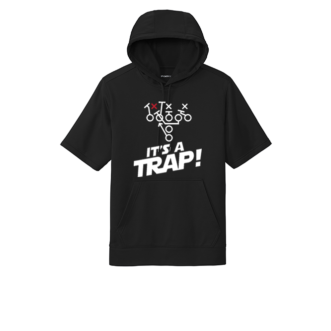 ITS A TRAP! (White) - Short Sleeve Hoodie