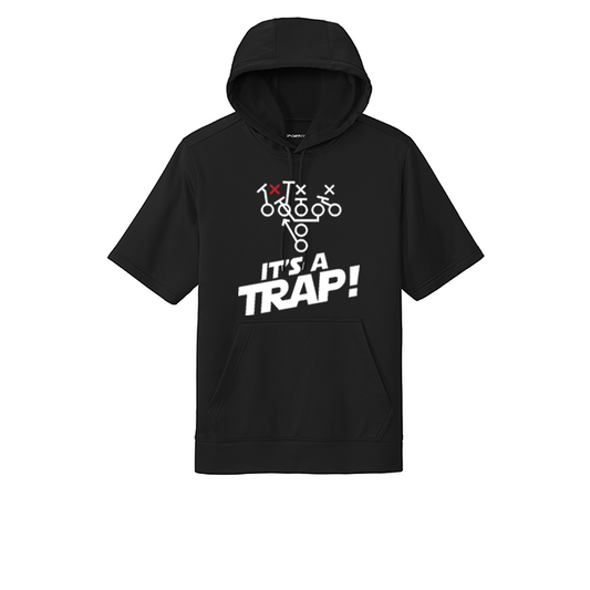 ITS A TRAP! (White) - Short Sleeve Hoodie