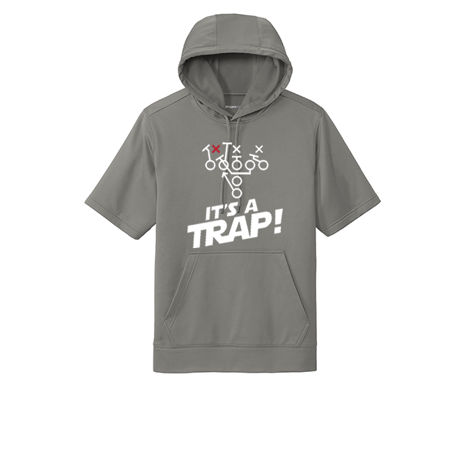 ITS A TRAP! (White) - Short Sleeve Hoodie