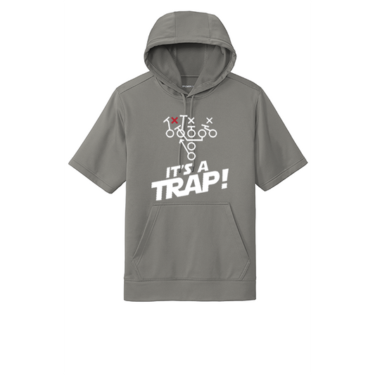 ITS A TRAP! (White) - Short Sleeve Hoodie