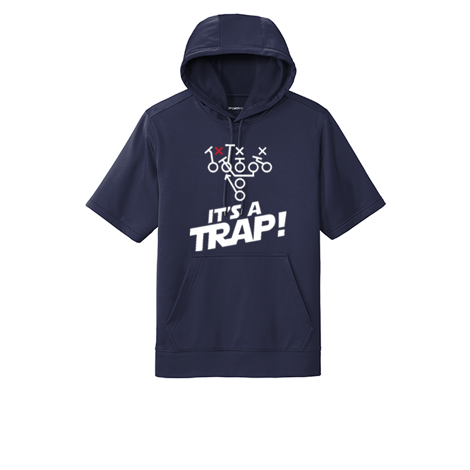ITS A TRAP! (White) - Short Sleeve Hoodie