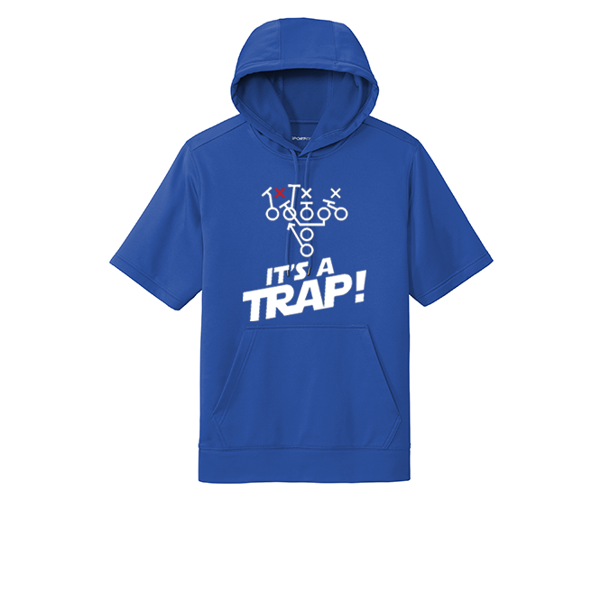 ITS A TRAP! (White) - Short Sleeve Hoodie