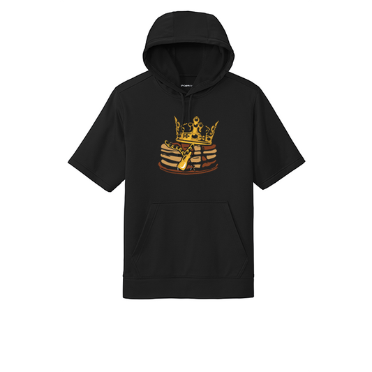 PANCAKE KING - Short Sleeve Hoodie