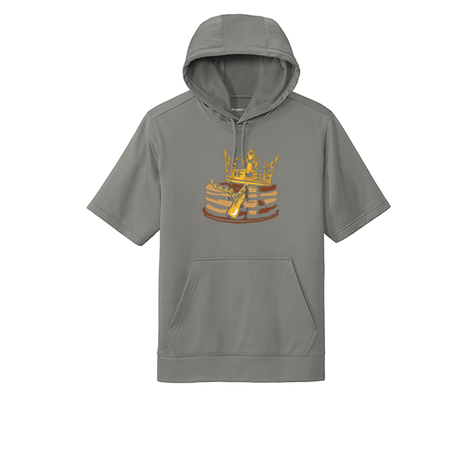 PANCAKE KING - Short Sleeve Hoodie