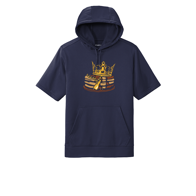PANCAKE KING - Short Sleeve Hoodie