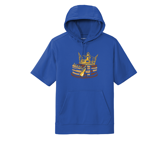 PANCAKE KING - Short Sleeve Hoodie