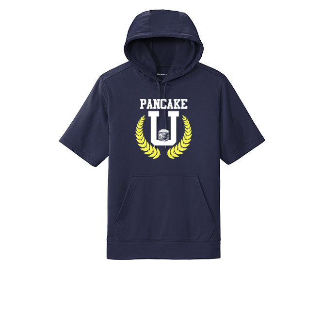 PANCAKE U - Short Sleeve Hoodie