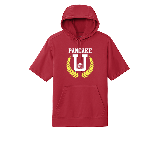 PANCAKE U - Short Sleeve Hoodie