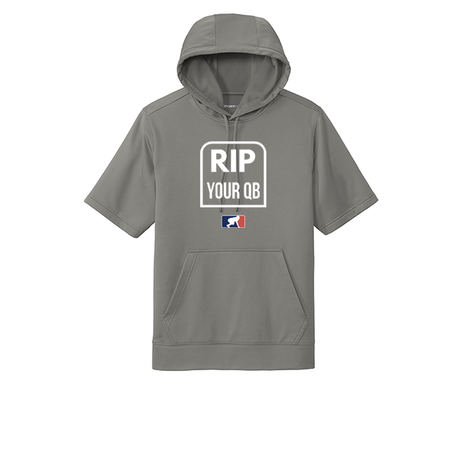 RIP YOUR QB - Short Sleeve Hoodie