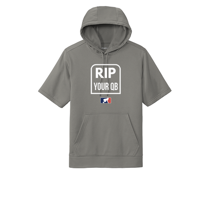 RIP YOUR QB - Short Sleeve Hoodie