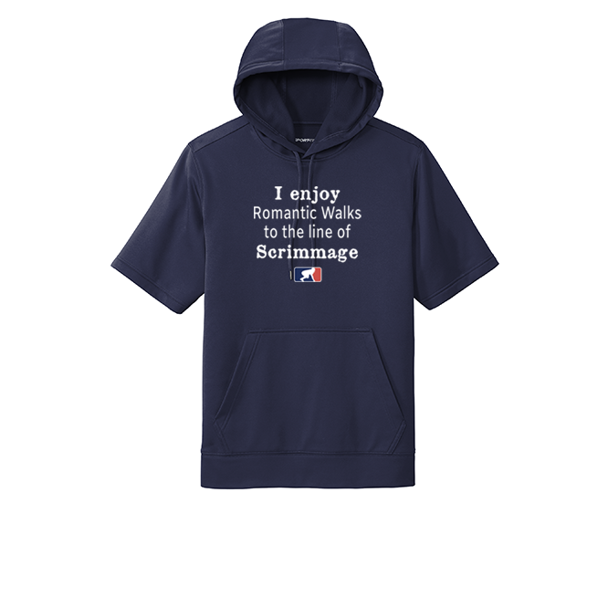 ROMANTIC WALKS - Short Sleeve Hoodie