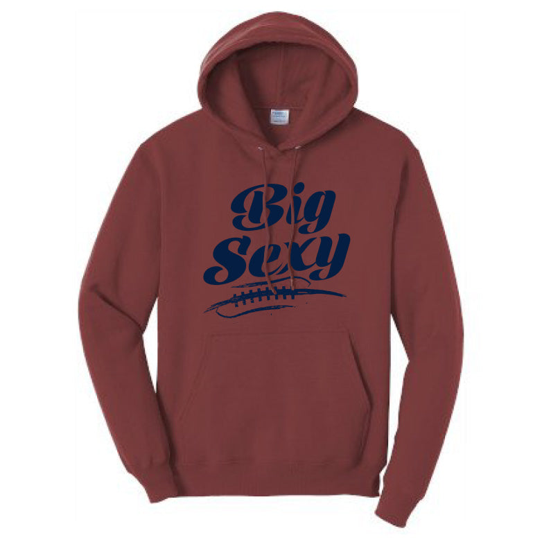 BIG SEXY (A) (Navy) - Heavyweight Hoodie