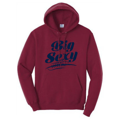 BIG SEXY (A) (Navy) - Tall Hoodie