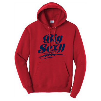 BIG SEXY (A) (Navy) - Tall Hoodie