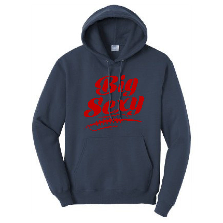 BIG SEXY (A) (Red) - Tall Hoodie