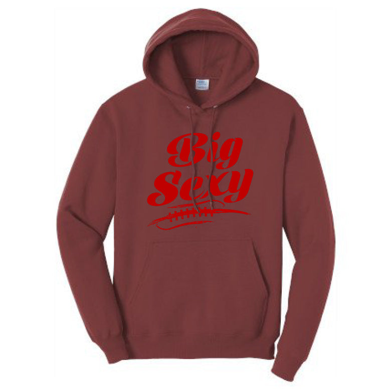BIG SEXY (A) (Red) - Heavyweight Hoodie