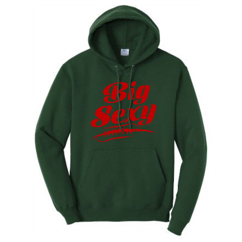BIG SEXY (A) (Red) - Tall Hoodie